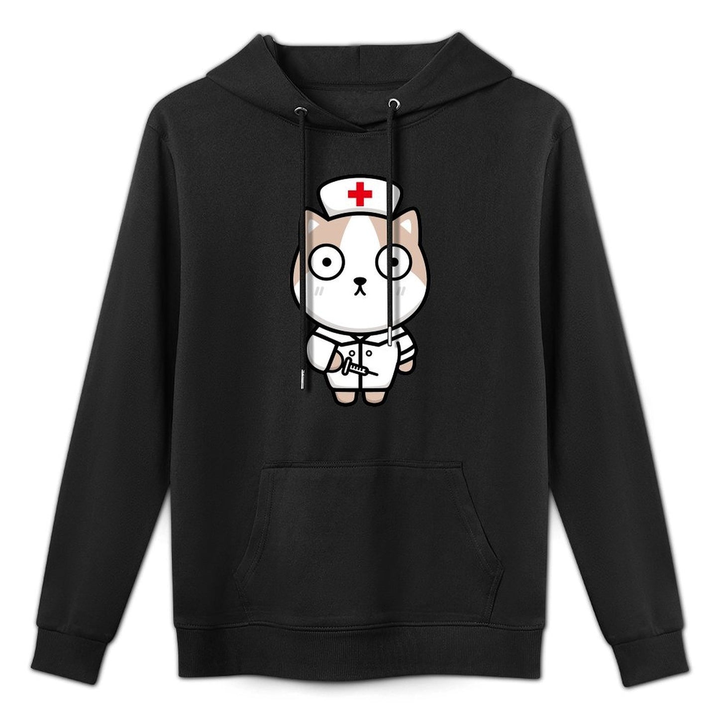 Chill Pocket Tee Front Graphic Hoodies