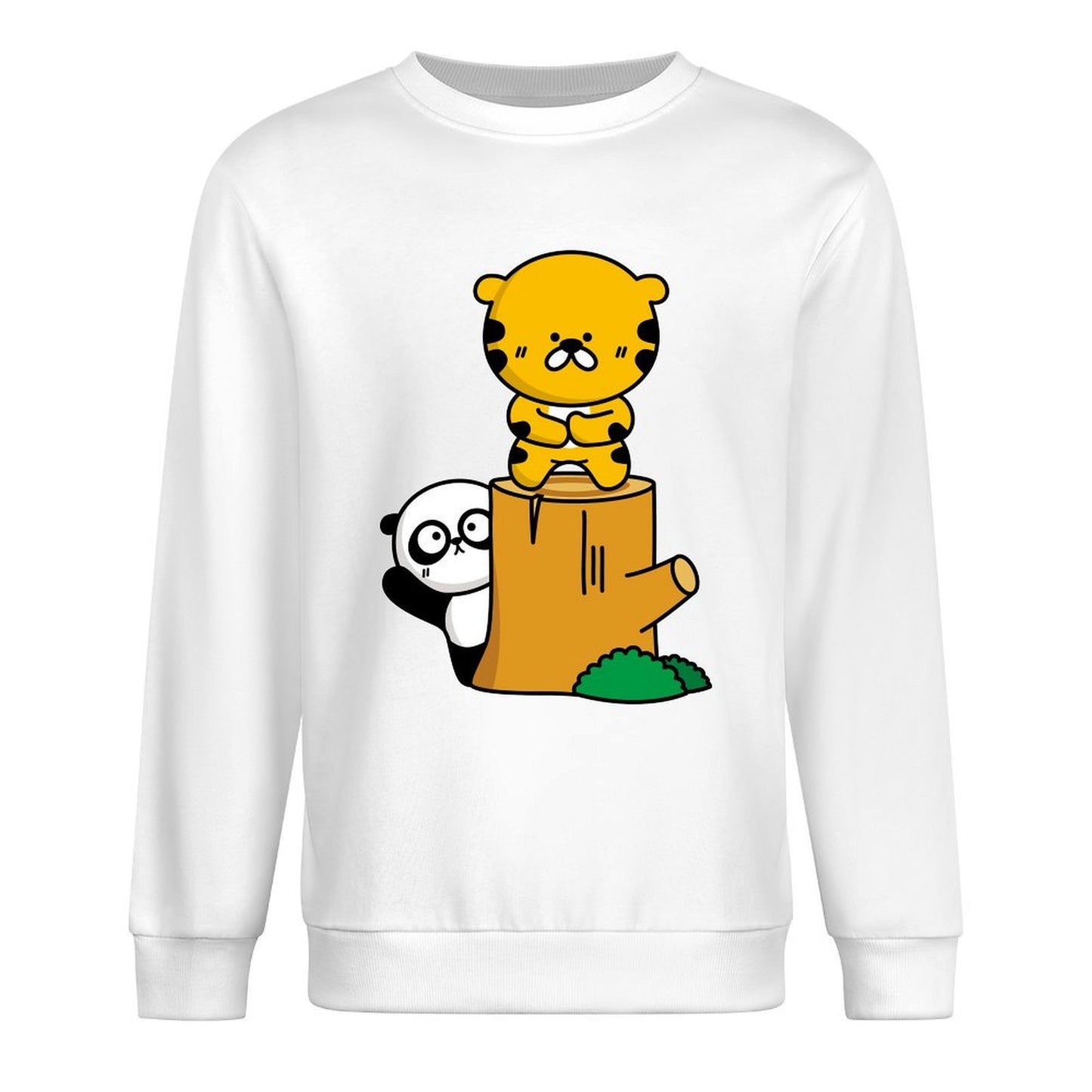 Front Patterned Long Sleeve TopSoftFeel Print-Ready