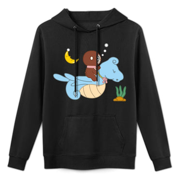 Fade-Proof Fitted Front Graphic Hoodies