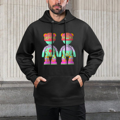 IPIB 250g Hooded Pocket Sweatshirt Front GraphicMen's Hooded  Sweatshirt6000079-5