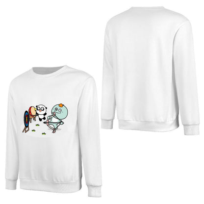 Front Patterned Long Sleeve TopMade-to-Order Double-Stitched