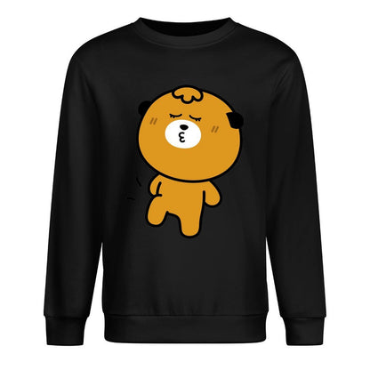 Front Patterned Long Sleeve TopEssentialFit Solid