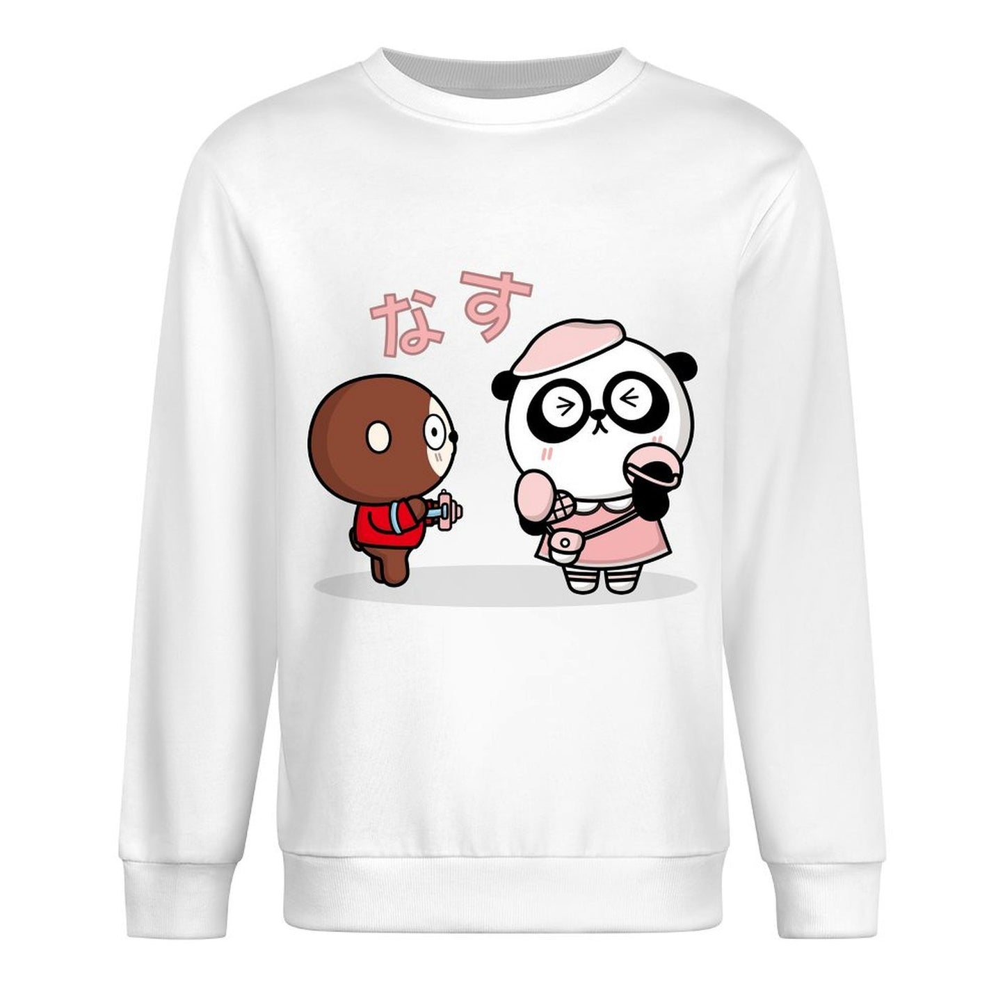 Front Patterned Long Sleeve TopSoftFeel RegularFit