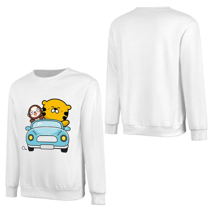 Front Patterned Long Sleeve TopPocket Tee Solid