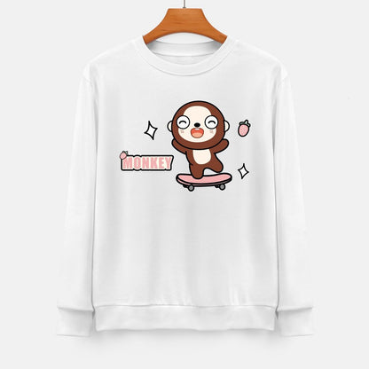 Front Patterned Long Sleeve TopHeat-Transfer Standard