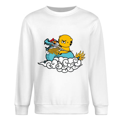 Front Patterned Long Sleeve TopClean Sharp