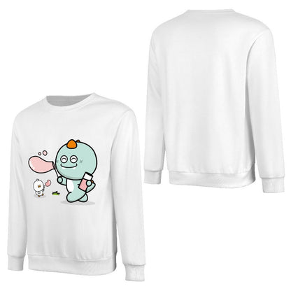 Front Patterned Long Sleeve TopComfortFit Clean Edges