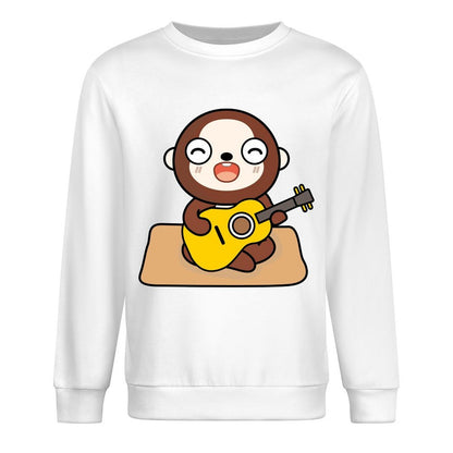 Front Patterned Long Sleeve TopModernFit Batch-Printed