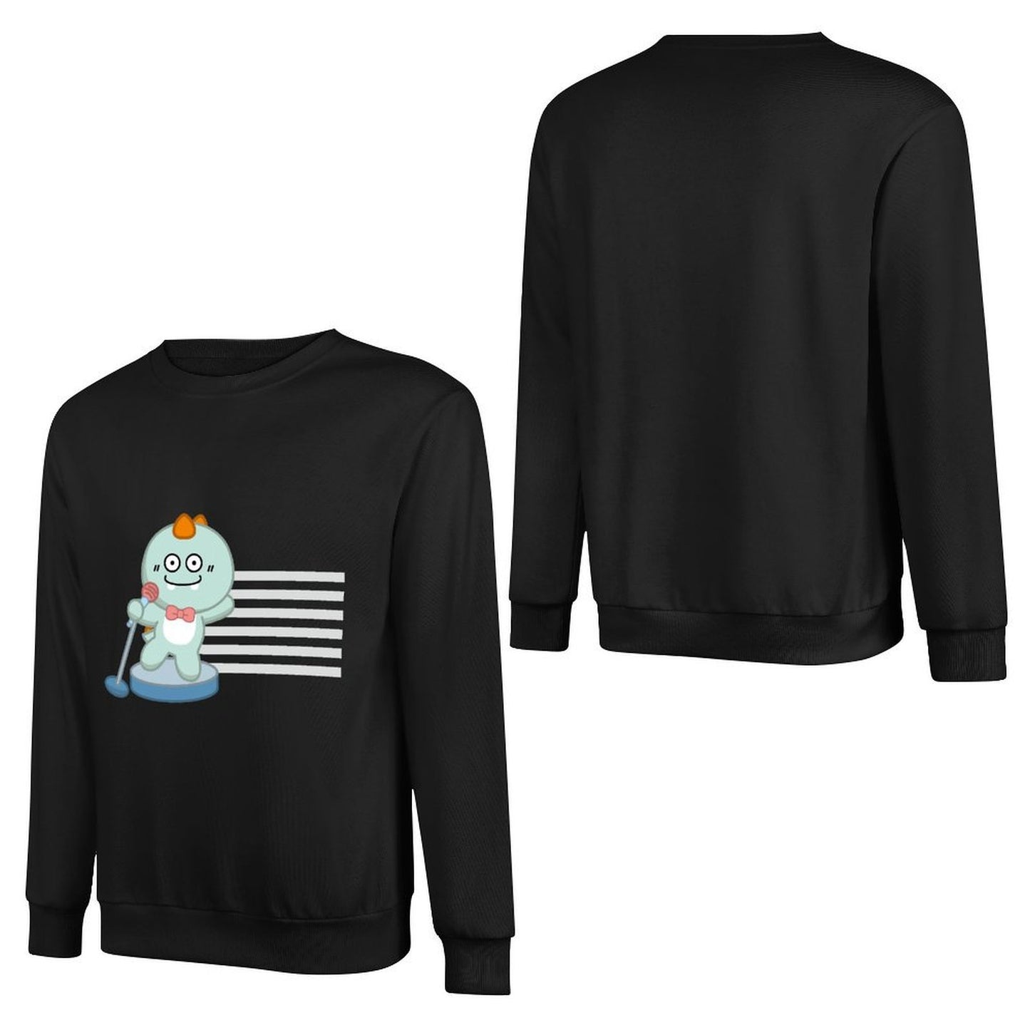 Front Patterned Long Sleeve TopPremium Daily