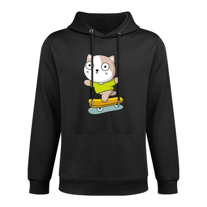 Wrinkle-Free CleanCut Front Graphic Hoodies