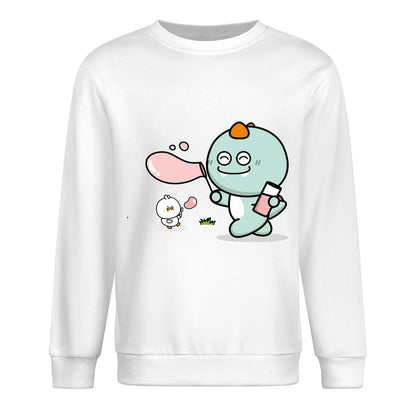 Front Patterned Long Sleeve TopSleek EssentialFit