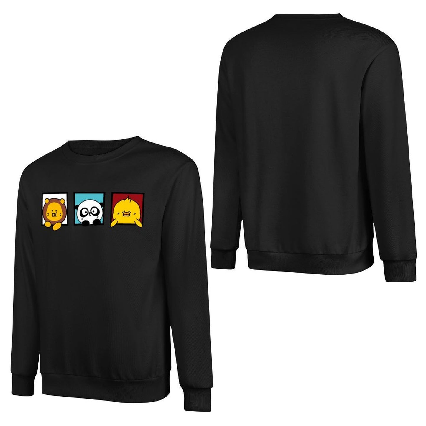 Front Patterned Long Sleeve TopLogo-Ready AllSeason