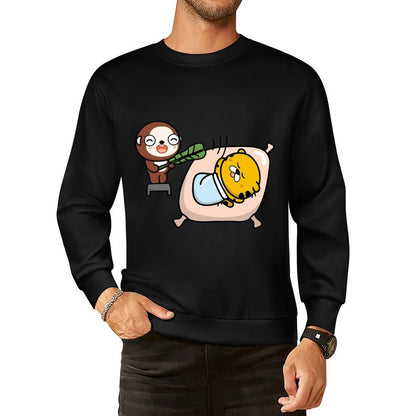 Front Patterned Long Sleeve TopComfortLine Reliable