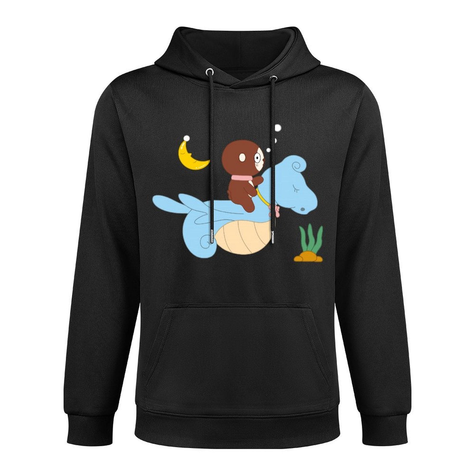 ModernFit Cotton Front Graphic Hoodies