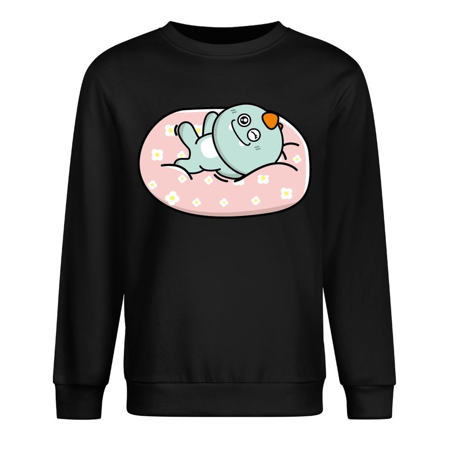 Front Patterned Long Sleeve TopLifestyleLine Lightweight