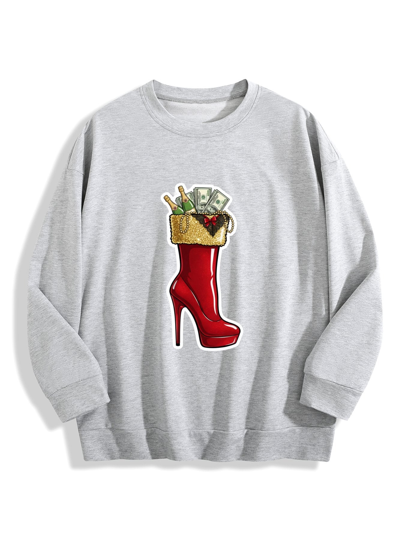 Customized Christmas-themed hoodies Gauguin shoes