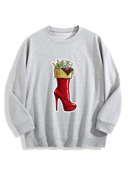 Customized Christmas-themed hoodies Gauguin shoes
