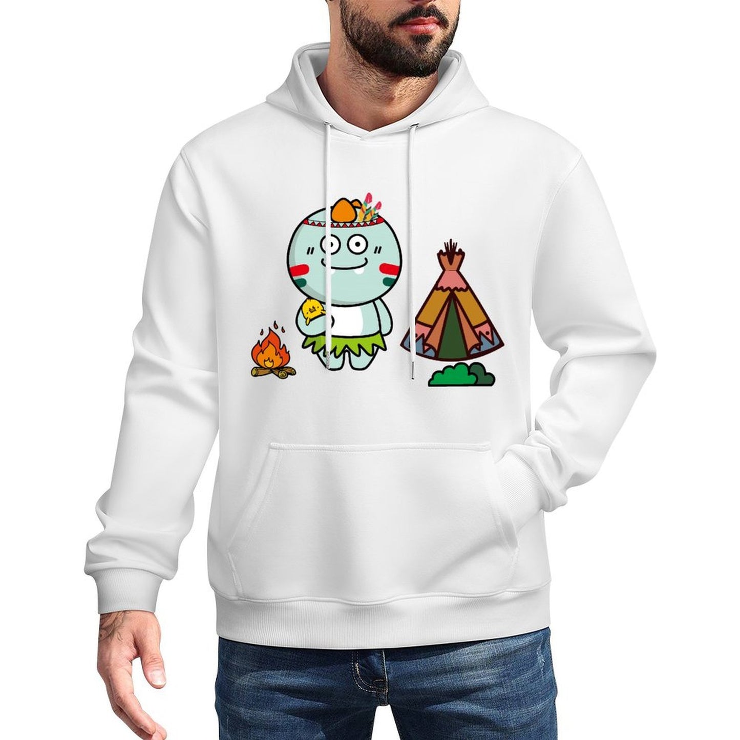 Soft-Touch PureStyle Front Graphic Hoodies