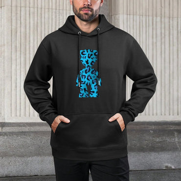 IPIB 250g Hooded Pocket Sweatshirt Front GraphicMen's Hooded  Sweatshirt6000126-3