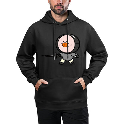 Fitted Cotton Front Graphic Hoodies