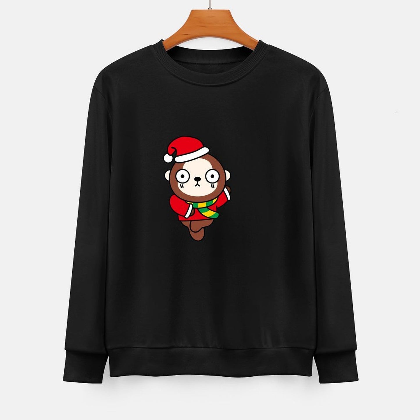 Front Patterned Long Sleeve TopEco / Sustainable Crew Neck