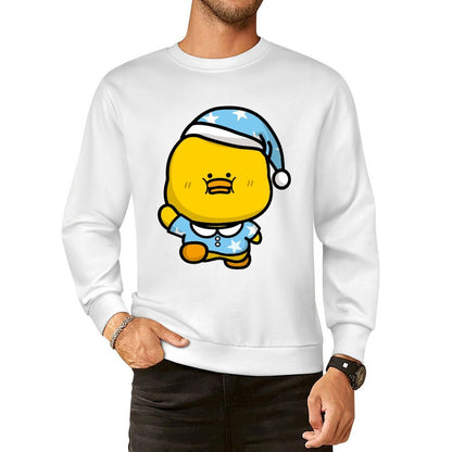 Front Patterned Long Sleeve TopSolid ComfortFit