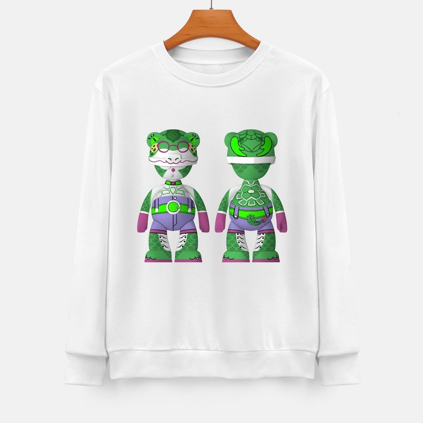 Long Sleeve With Front PatternStreetFit Retro