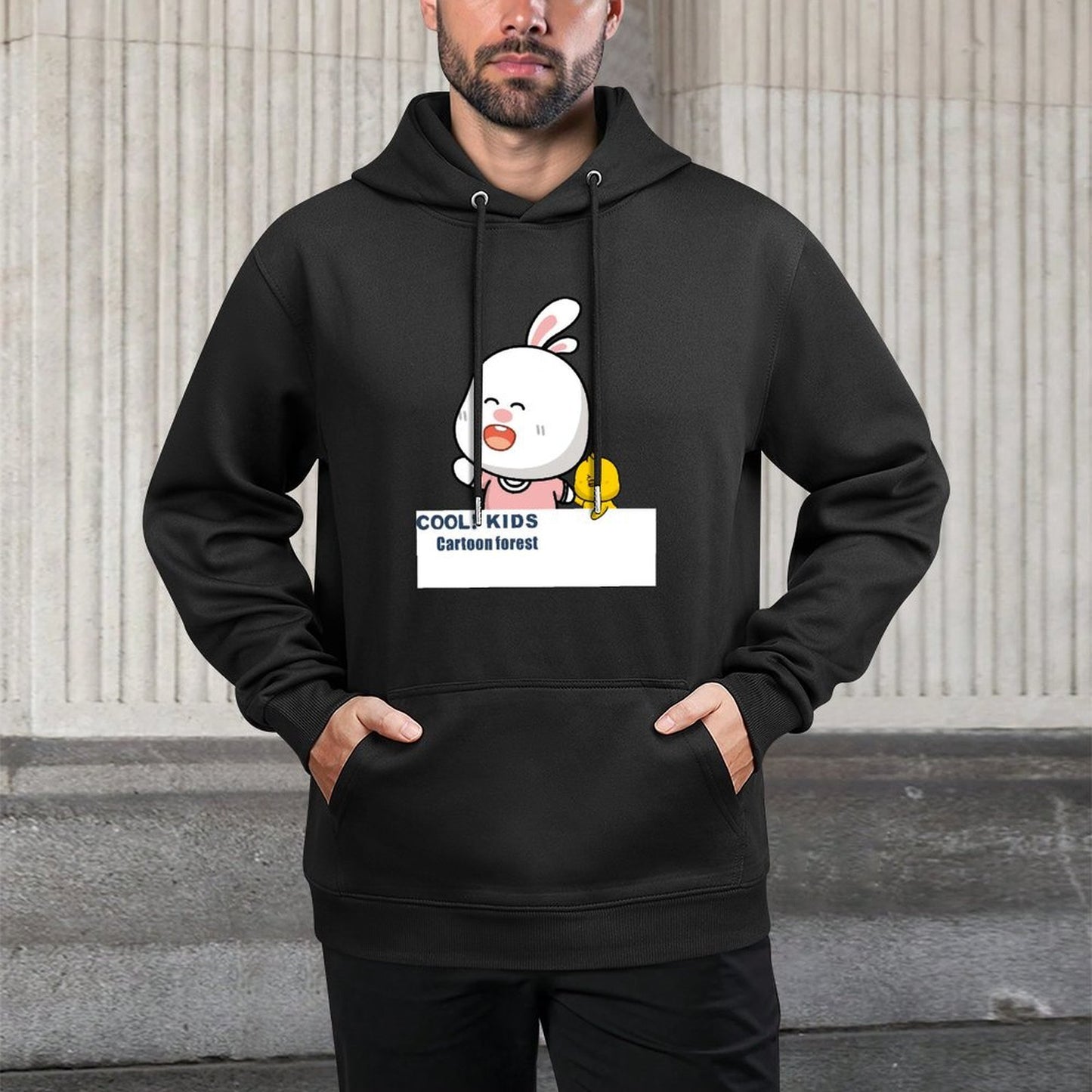 EverydaySeries 100% Cotton Front Graphic Hoodies