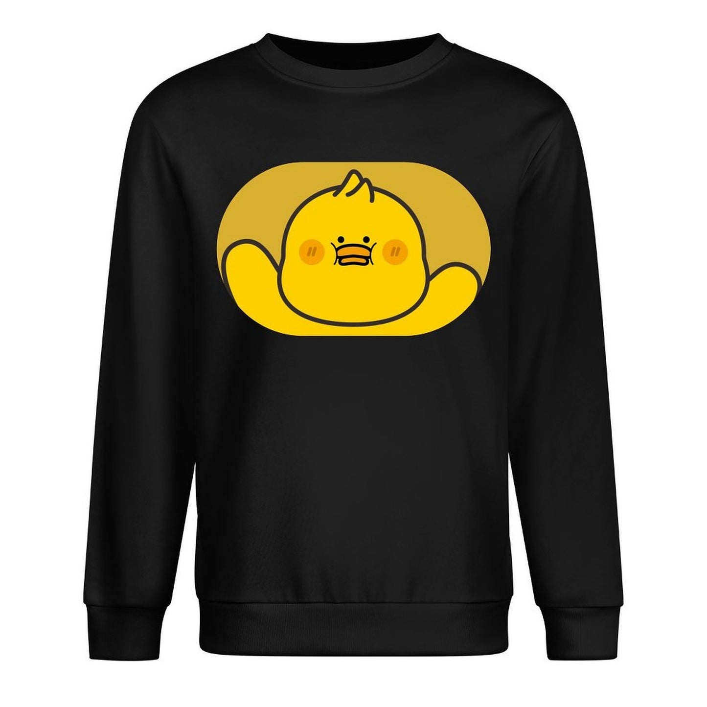 Front Patterned Long Sleeve TopStreet Easy-Care