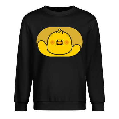 Front Patterned Long Sleeve TopStreet Easy-Care