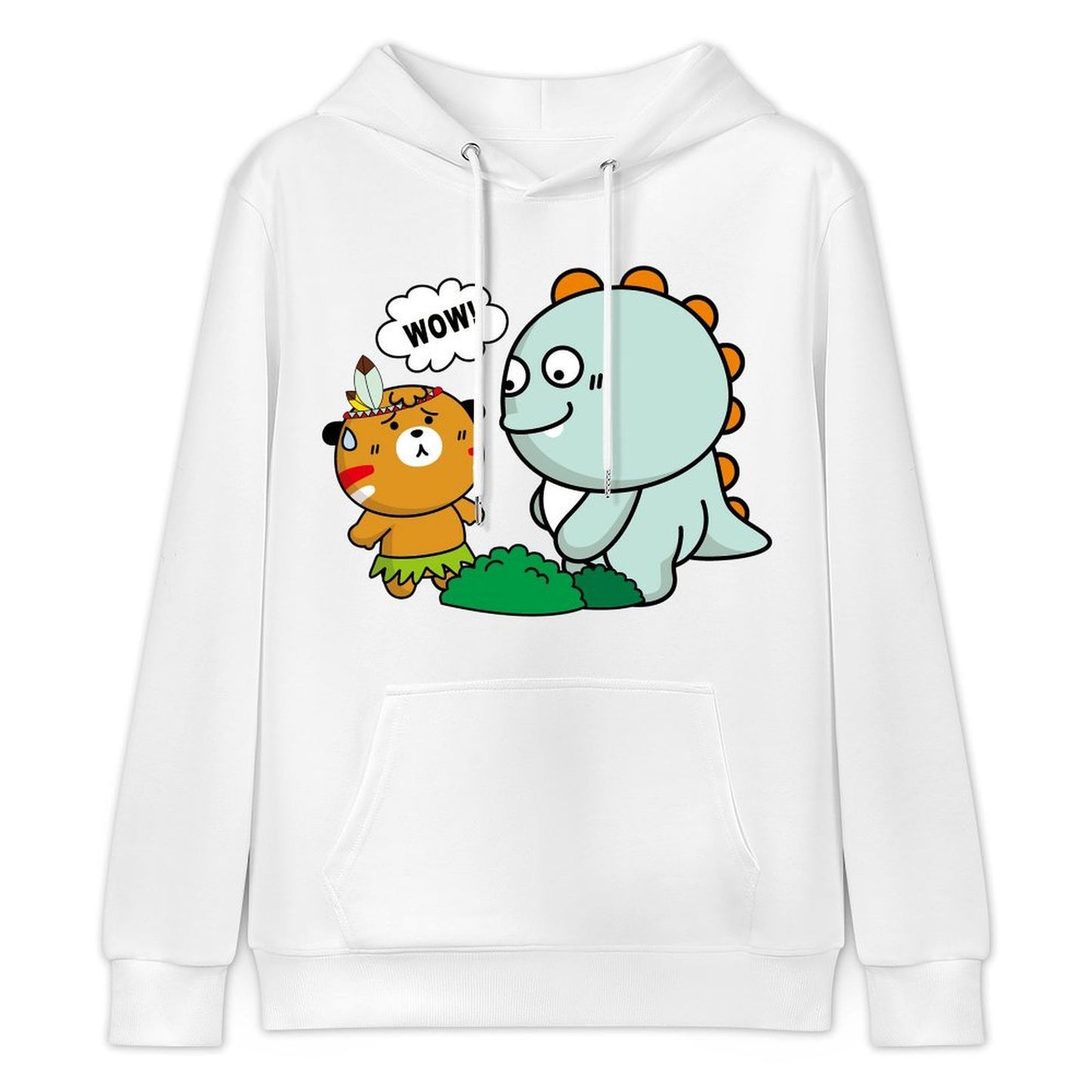 Eco / Sustainable Lightweight Front Graphic Hoodies