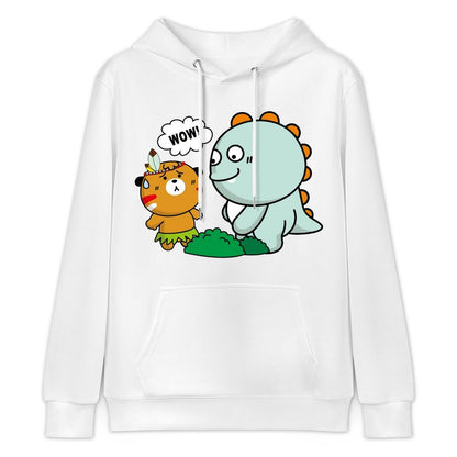 Eco / Sustainable Lightweight Front Graphic Hoodies