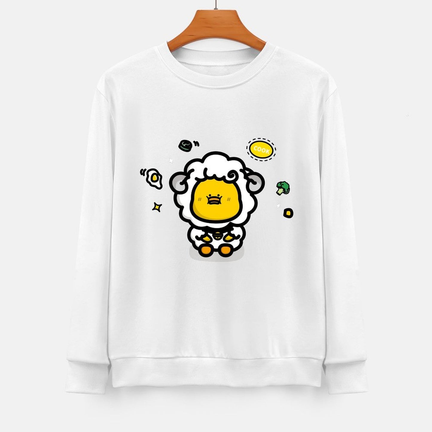 Front Patterned Long Sleeve TopEssential Premium Finish