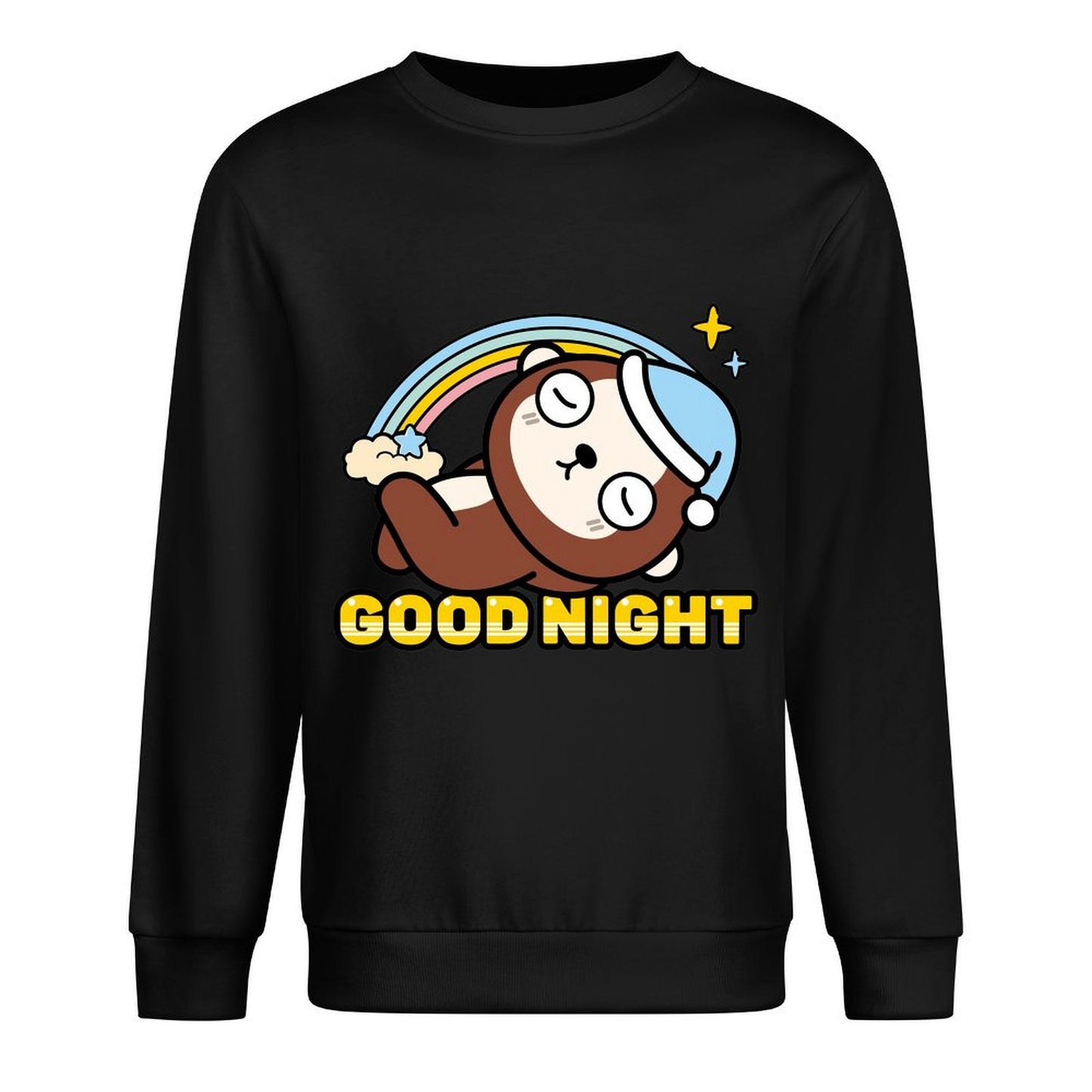 Front Patterned Long Sleeve TopEco-Conscious Print-Ready