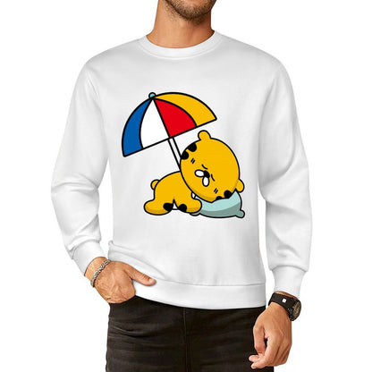 Front Patterned Long Sleeve TopClassicLine Everyday