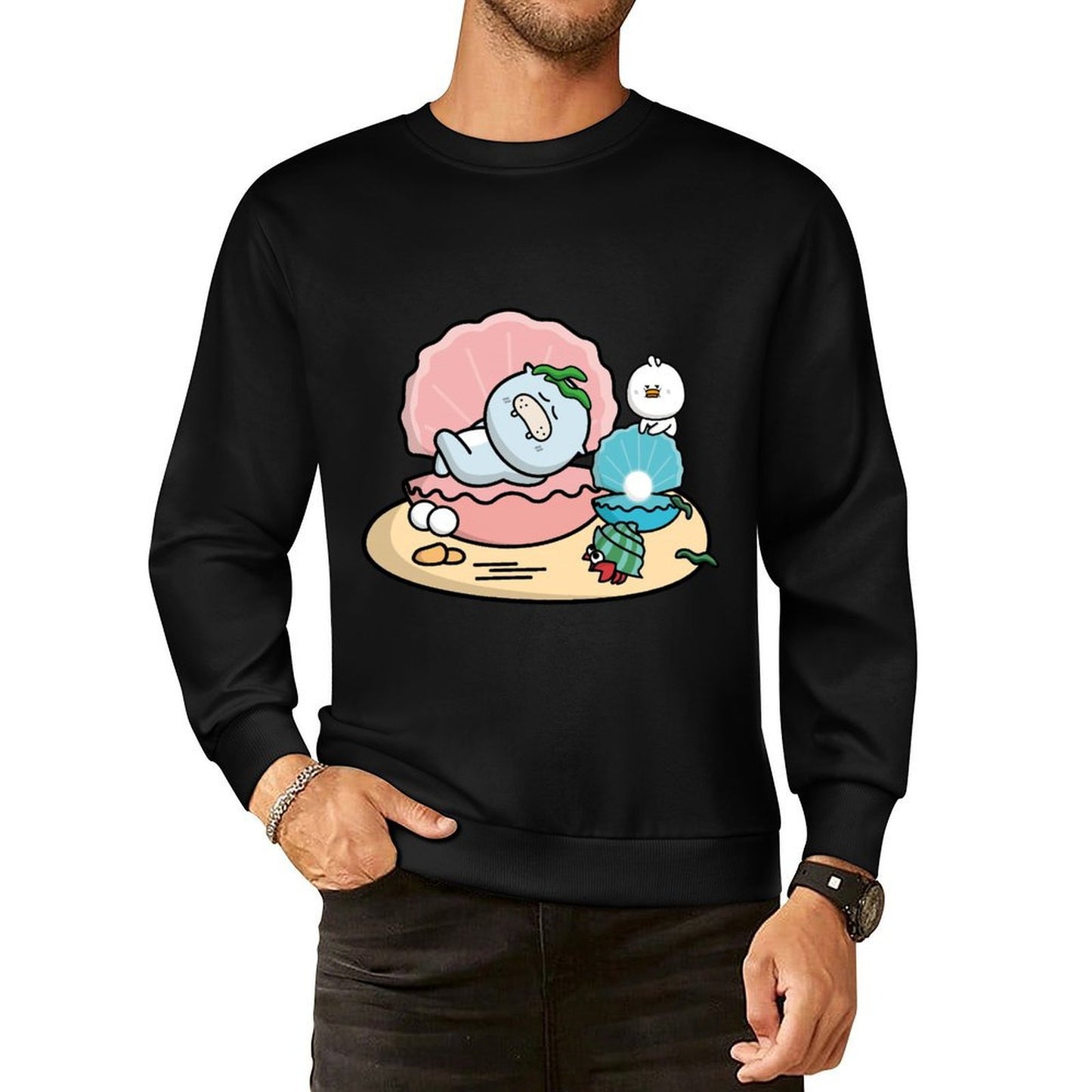 Front Patterned Long Sleeve TopPerformance Soft