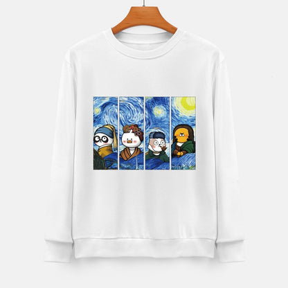 Front Patterned Long Sleeve TopClassicStyle Slim Fit