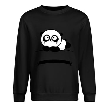 Front Patterned Long Sleeve TopStandard Fitted