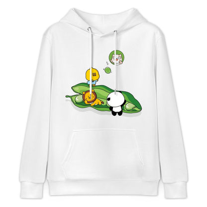 Relaxed Fit Sport Front Graphic Hoodies