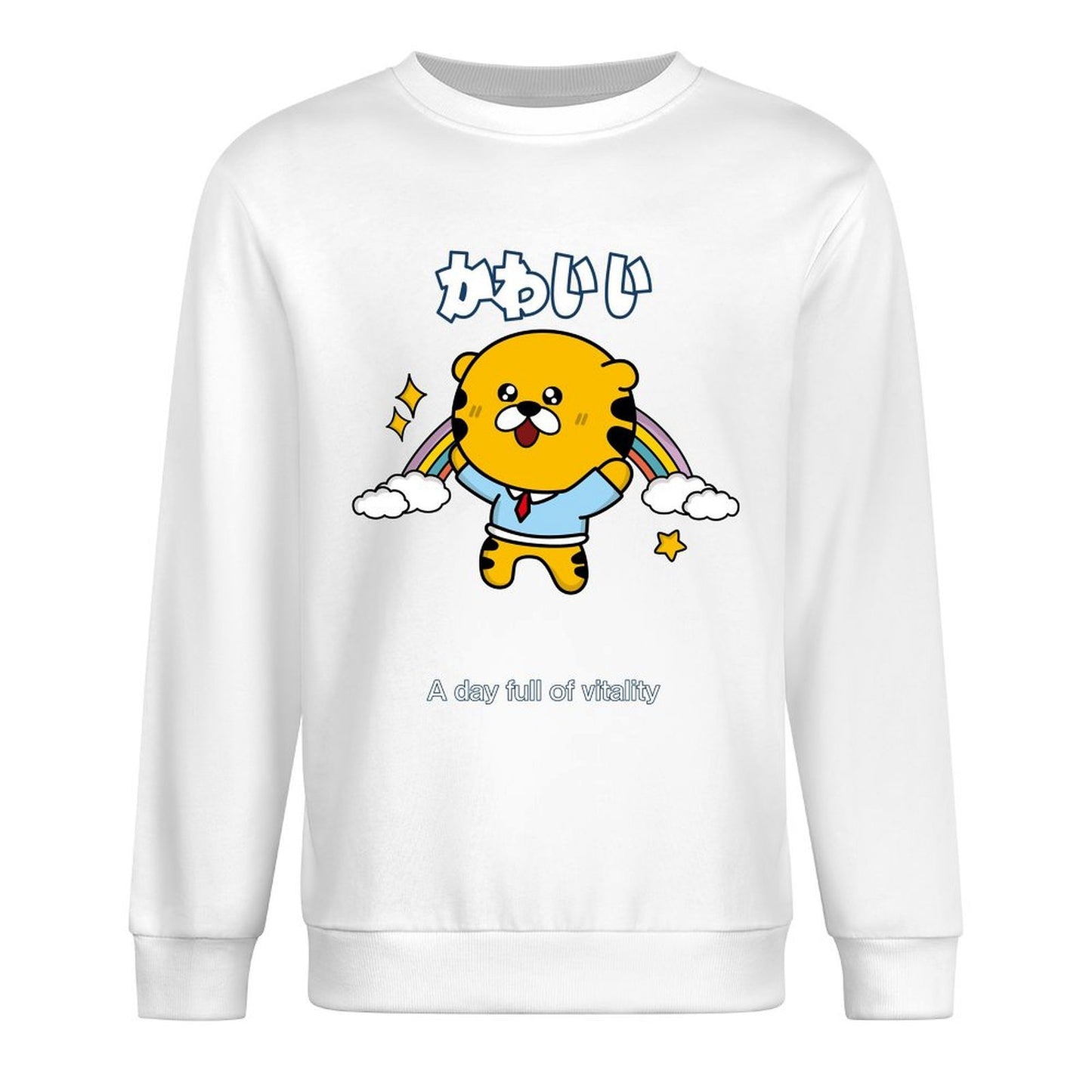 Front Patterned Long Sleeve TopMade-to-Order Pure