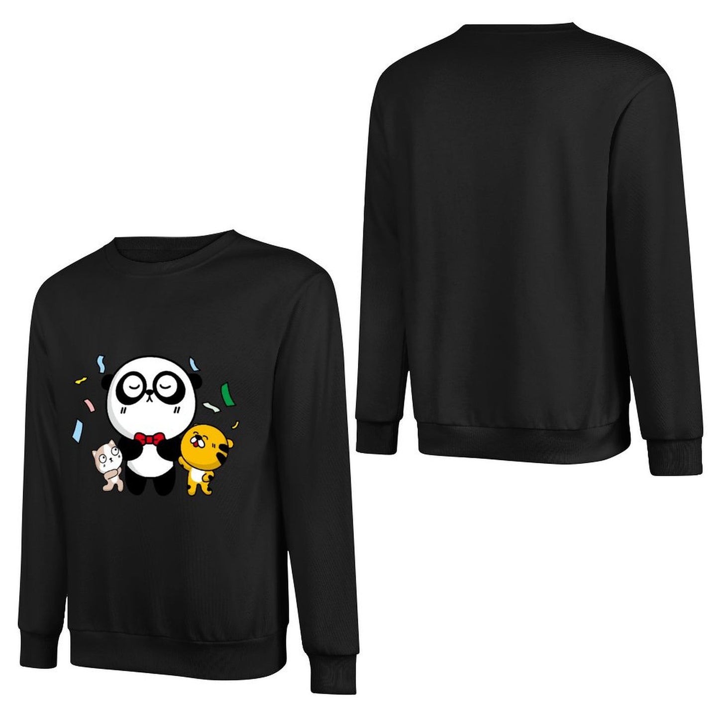 Front Patterned Long Sleeve TopHeavyweight EverydaySeries
