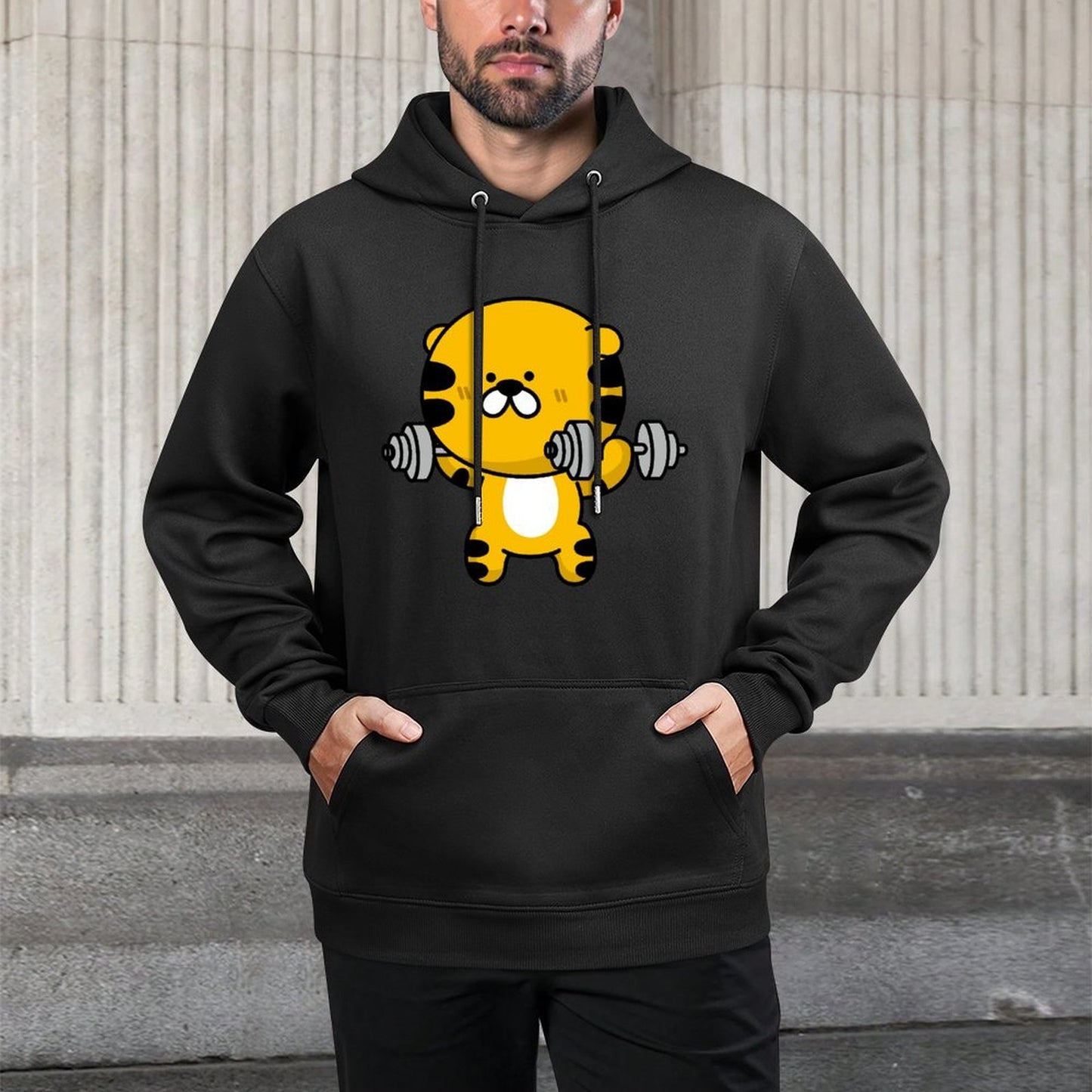 Relaxed Breathable Front Graphic Hoodies