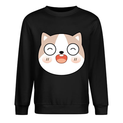 Front Patterned Long Sleeve TopEveryday Casual