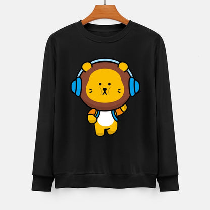  Front Patterned Long Sleeve TopFade-Proof DailyFit