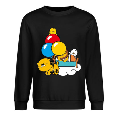 Front Patterned Long Sleeve TopEverydaySeries Smooth