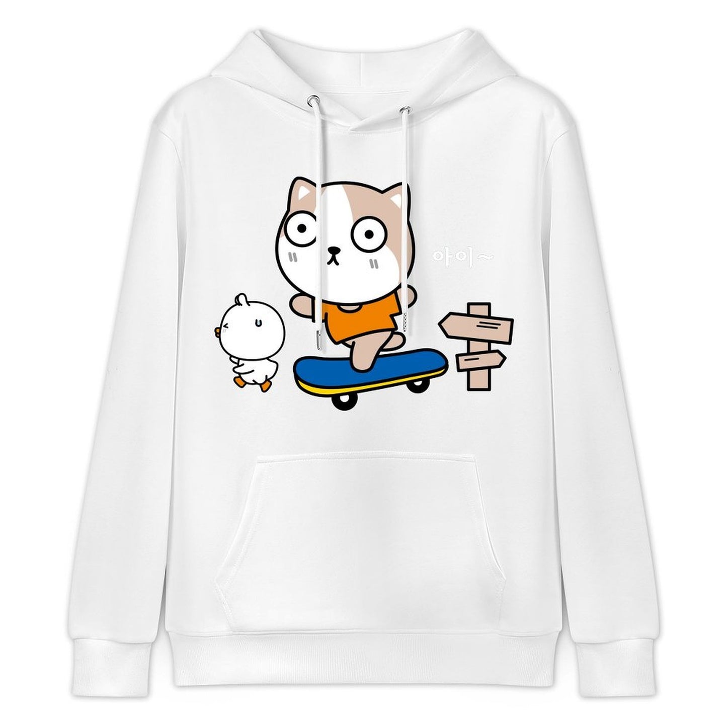 Timeless Neat Front Graphic Hoodies