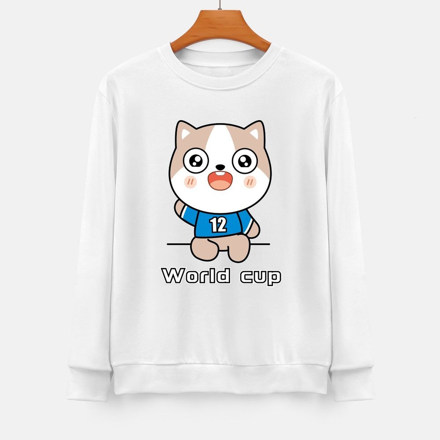 Front Patterned Long Sleeve TopRegularFit BasicSeries