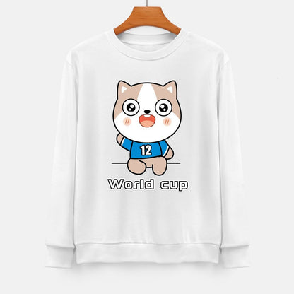 Front Patterned Long Sleeve TopRegularFit BasicSeries