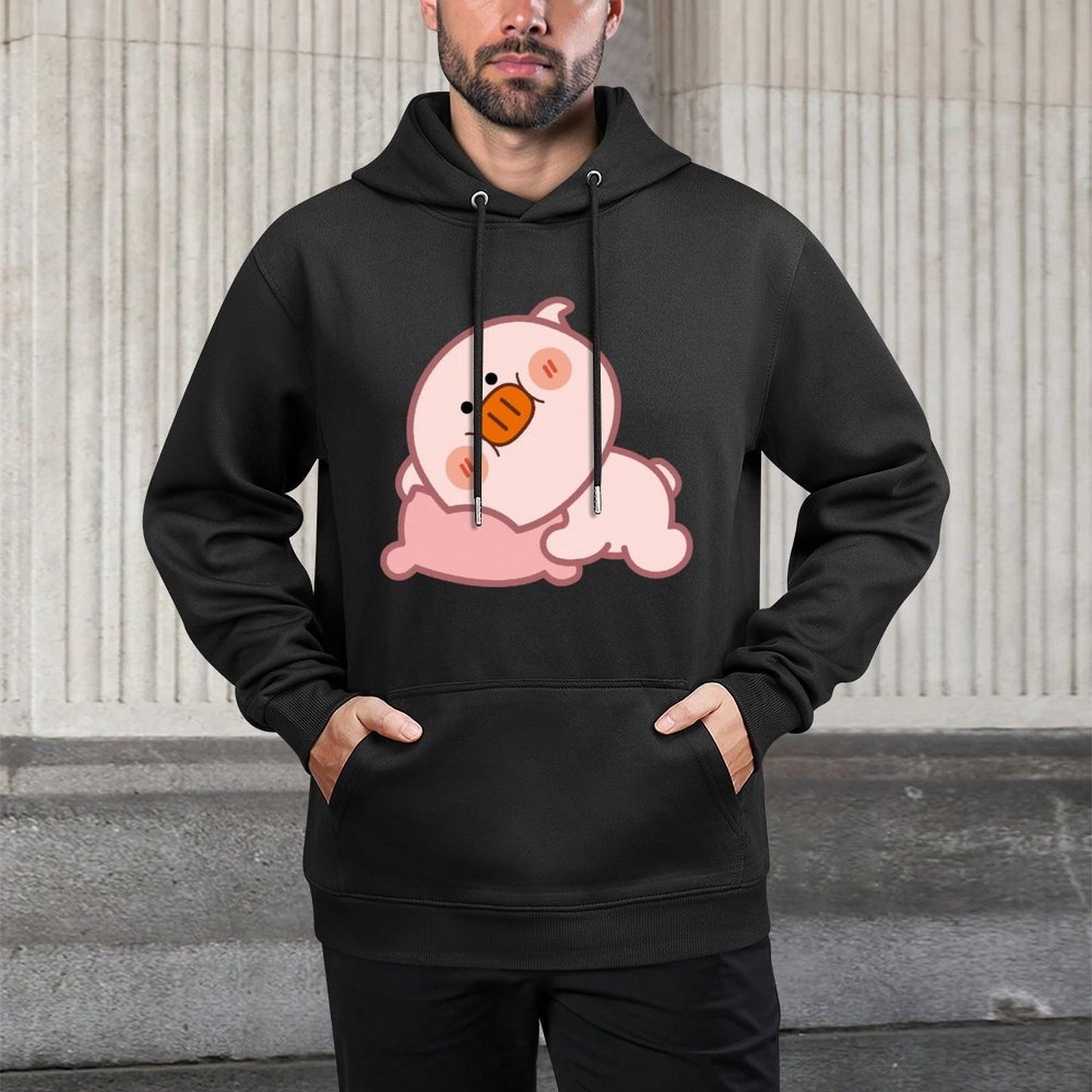 Front Graphic HoodiesUltra Durable Seamless