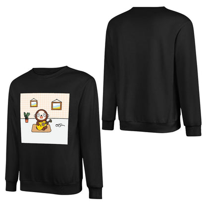 IPBR 250g Crew Neck Long Sleeve Sweatshirt Front GraphicCrew Neck Long Sleeve Sweatshirt4000898